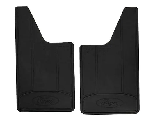 Super Duty SRW Flat Mud Flaps - Black