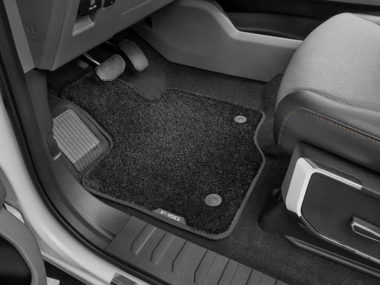 F-150 4pc Black Carpet Floor Mat Set