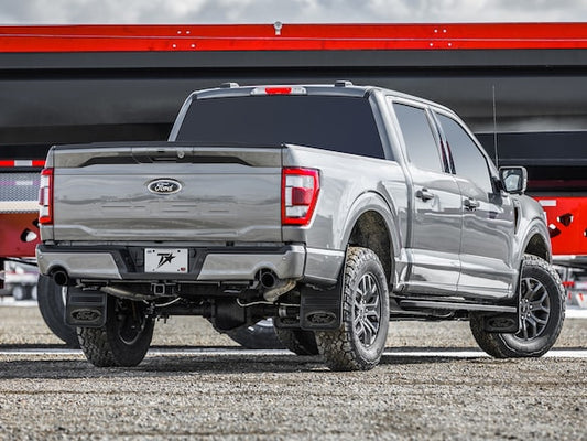 F-150 GatorBack Mudflaps - Ford Oval Gunmetal
