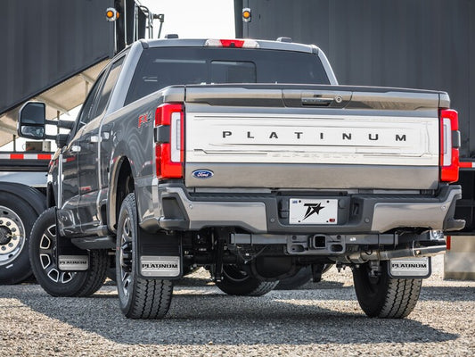 Super Duty SRW GatorBack Mudflaps - Chrome Platinum