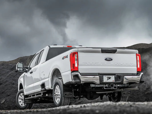 Super Duty SRW GatorBack Mudflaps - Ford Oval Gunmetal