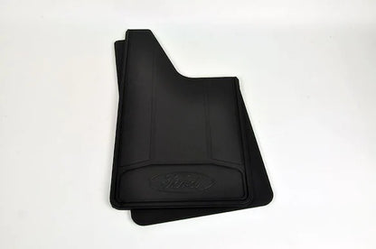 Super Duty SRW Flat Mud Flaps - Black