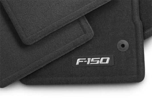 F-150 4pc Black Carpet Floor Mat Set