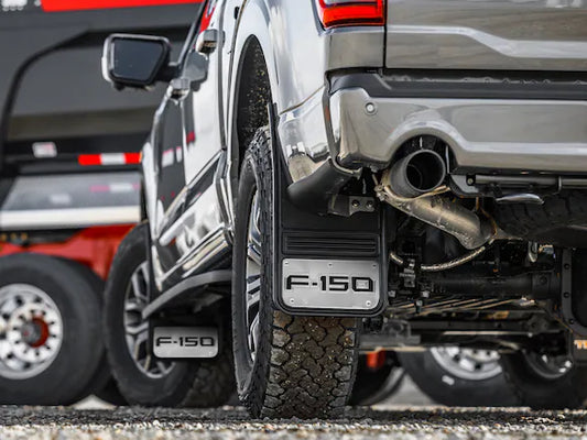 F-150 GatorBack Mudflaps - F-150 Chrome