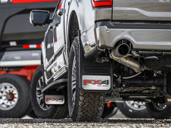 F-150 GatorBack Mudflaps - Chrome FX4