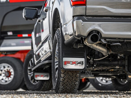 F-150 GatorBack Mudflaps - Chrome FX4