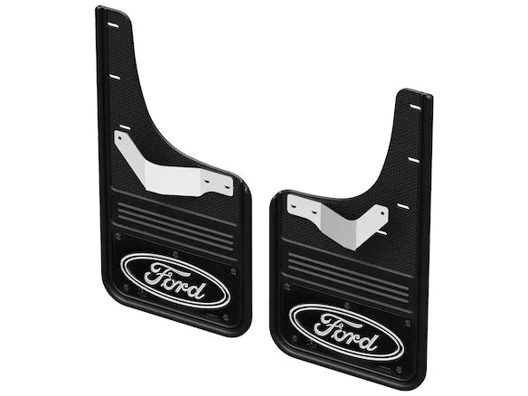 F-150 GatorBack Mudflaps - Black Ford Emblem