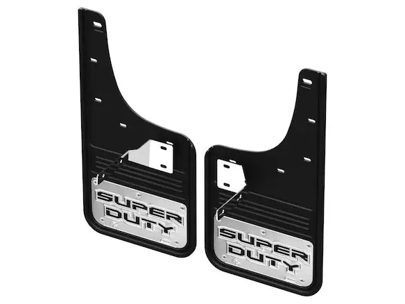 Super Duty SRW GatorBack Mudflaps - Chrome Super Duty