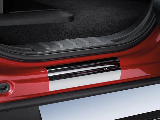 Super Duty Door Sill Plate Stainless Steel - Black