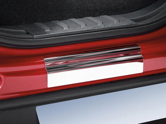 Super Duty Door Sill Plate Stainless Steel - Chrome